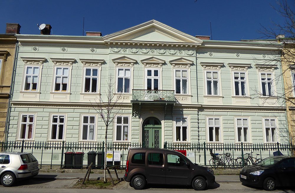 Restaurierte Gründerzeit-Fassade