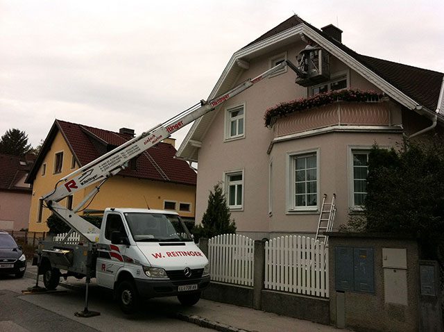 Arbeiten an einer Villa
